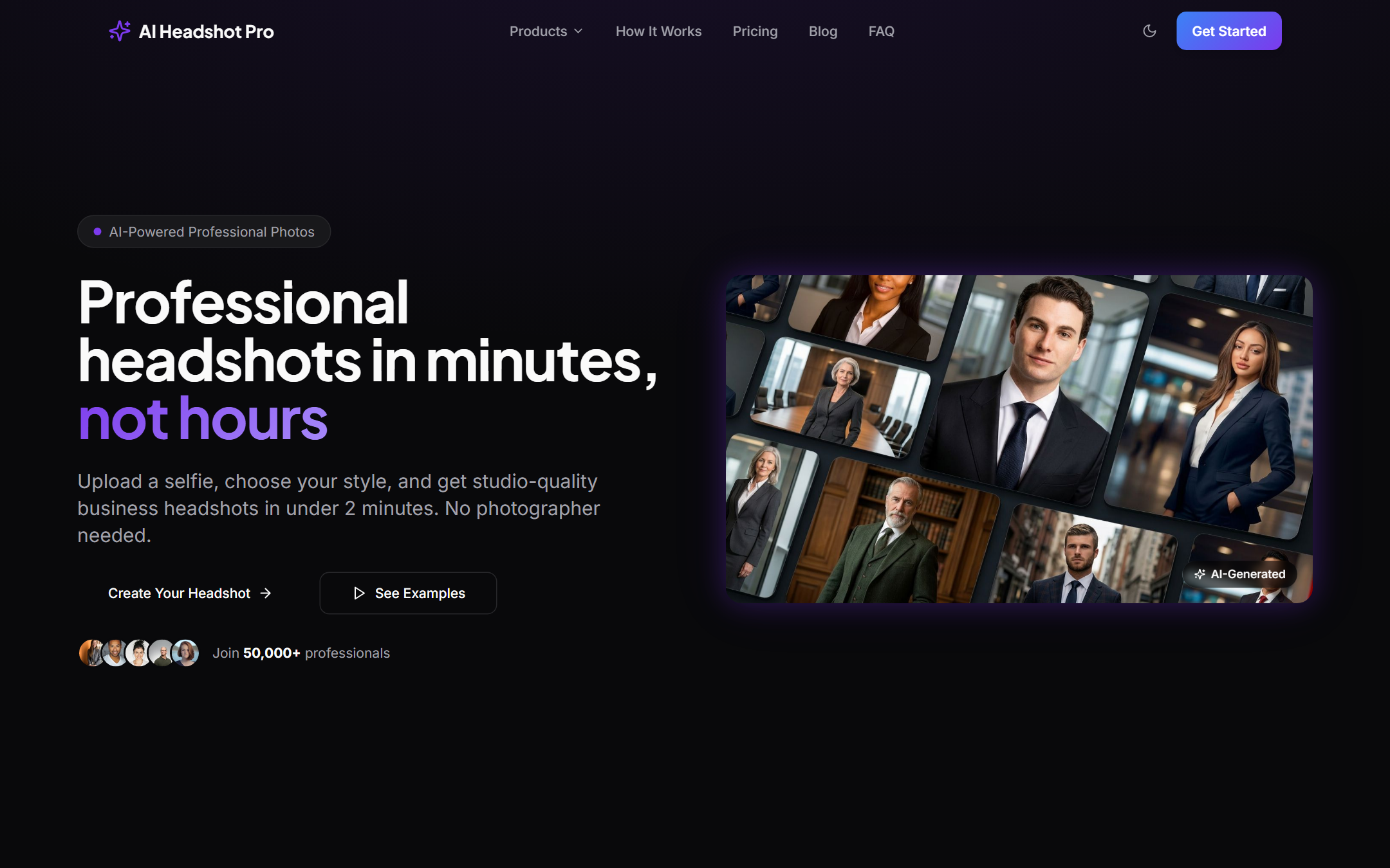 Reshot AI web app preview