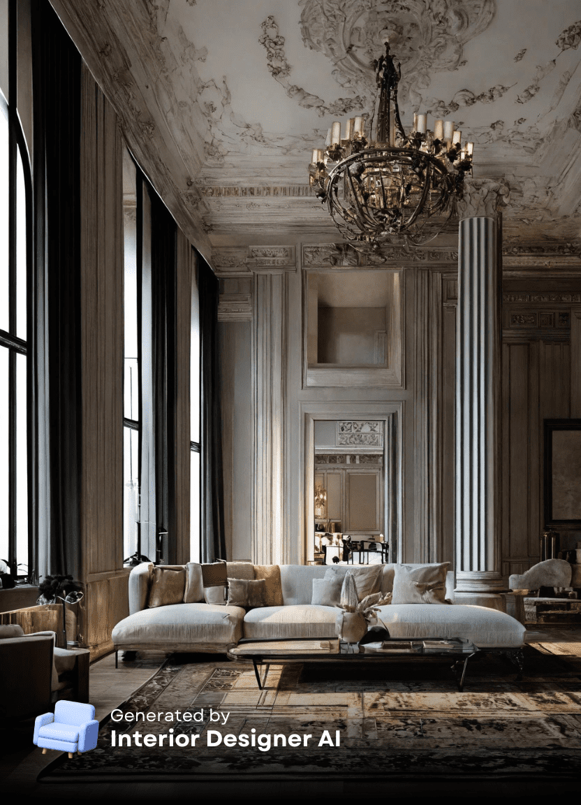 interio classical living room design