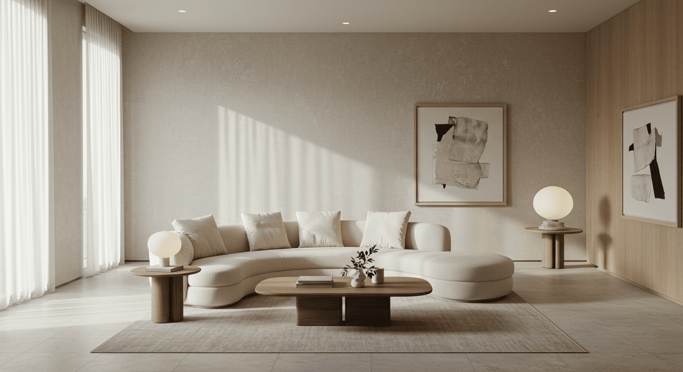 A Minimalist design made with room ai