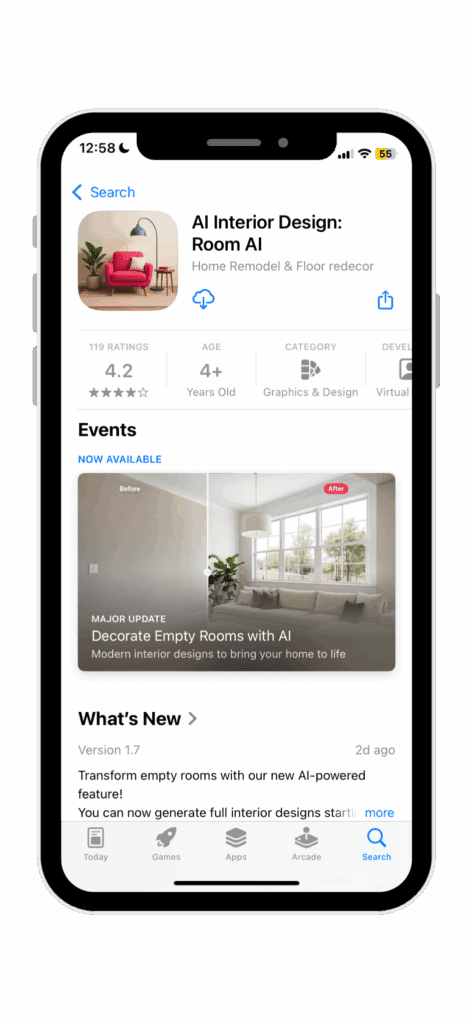 Interio AI On The Appstore